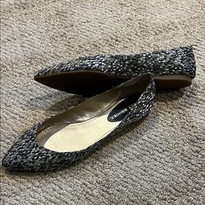 Audrey Brooke Monochrome Patterned Flats